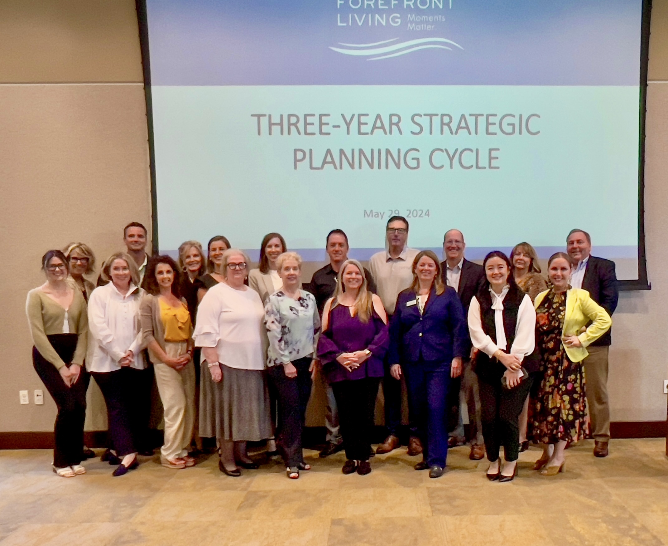 Forefront Living Leadership Team Sets Course for the Future