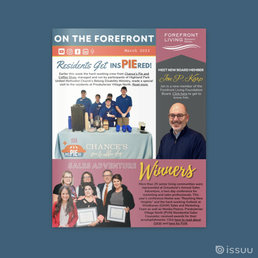On the Forefront – March 2023 Newsletter
