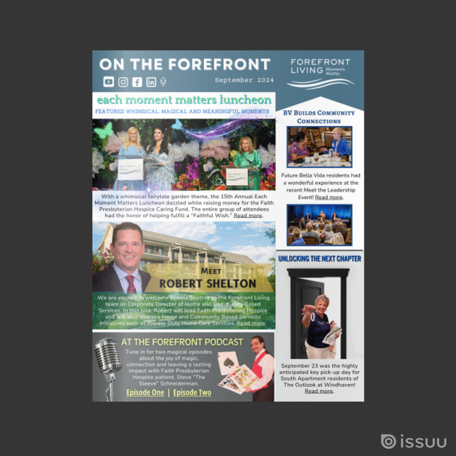 On the Forefront – September 2024 Newsletter