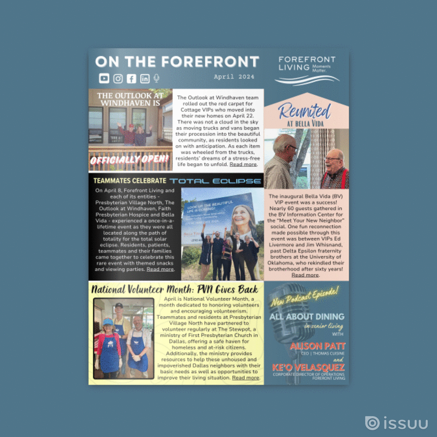 On the Forefront – April 2024 Newsletter
